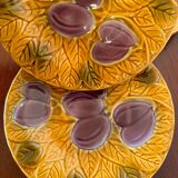 Old barbotine dessert service