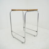 midcentury chrome side table, 1960s