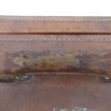 Vintage leather suitcase