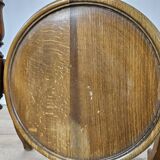 70s coffee table in walnut with closable shelves