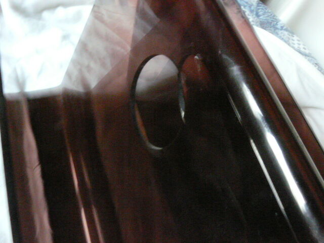 Magazine rack smoked Plexiglas