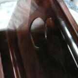 Magazine rack smoked Plexiglas