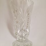 Cut crystal vase