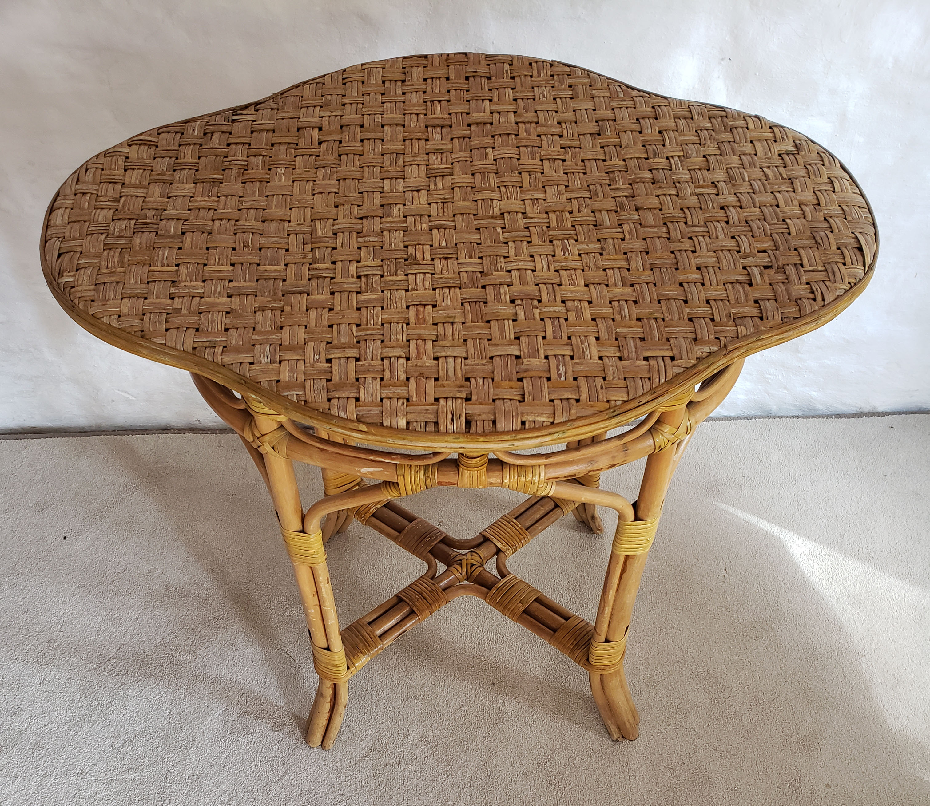 High rattan table