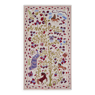 Hand-knotted rug, vintage Turkish rug 108x184 cm