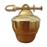 Sugar bowl and its vintage crab claw in gilded metal (2 hallmarks) vermeil or gold plated?