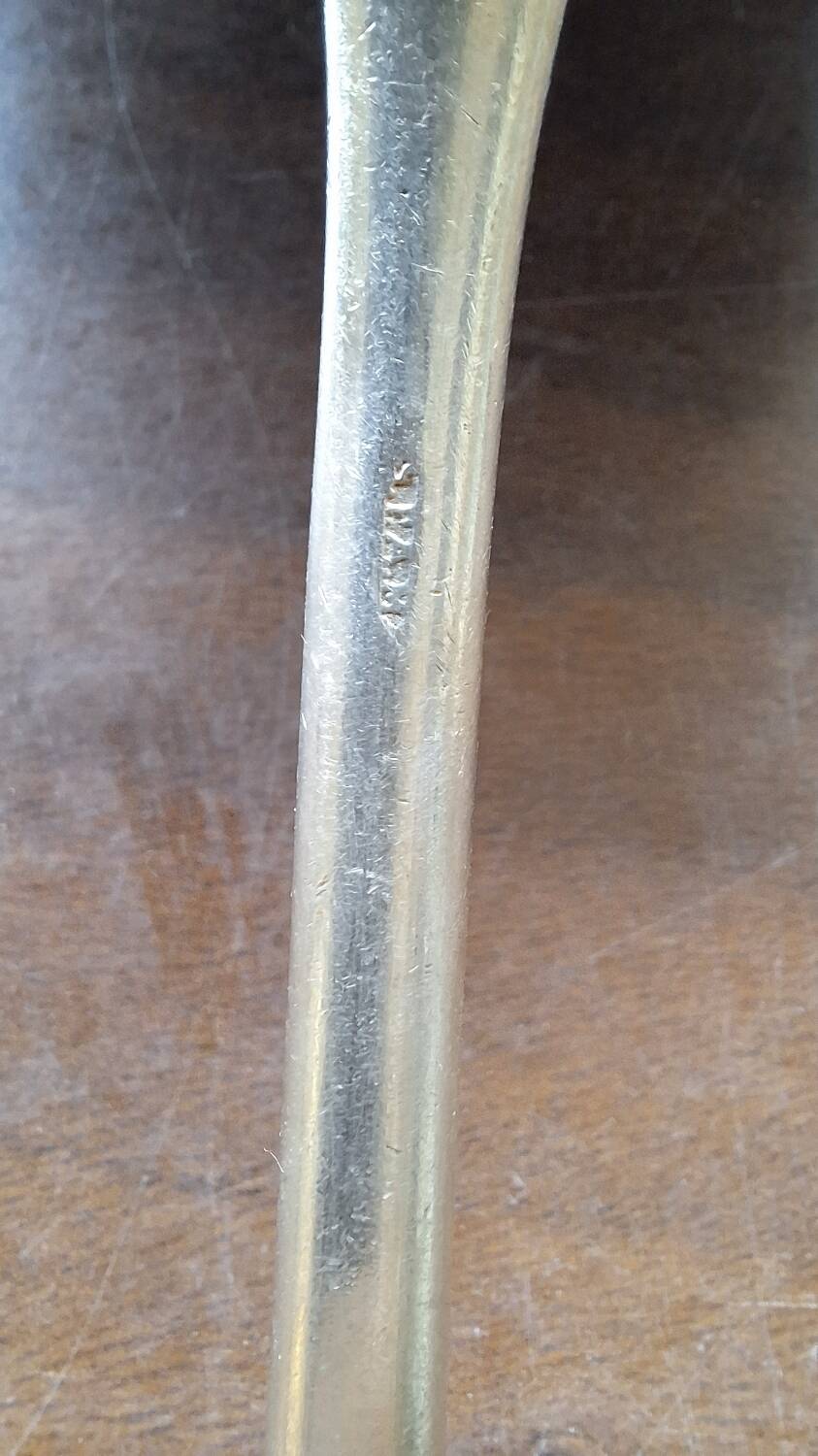 SFAM silver metal ladle