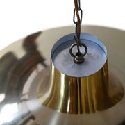 1960s/70s Scandinavian Brass Pendant Lamp