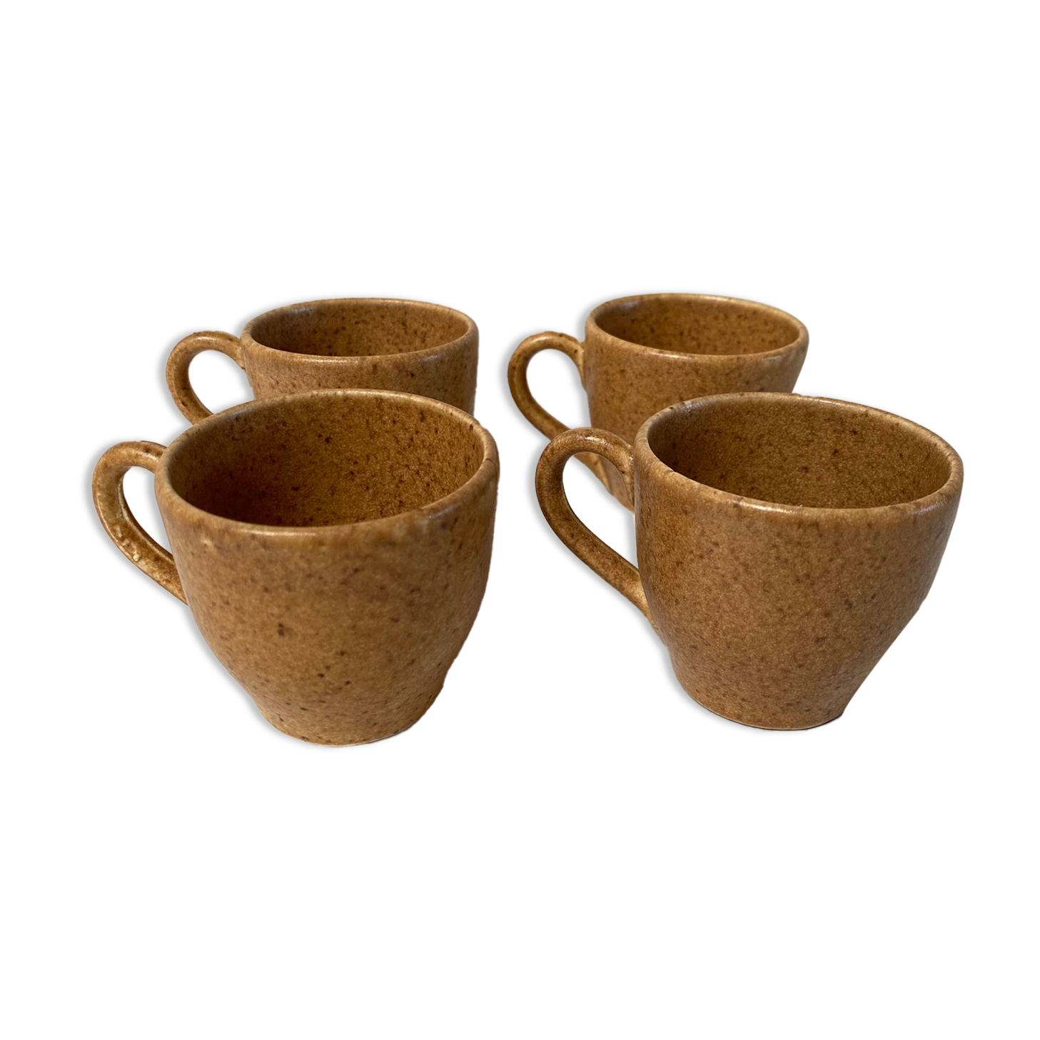 Set of 4 sandstone cups