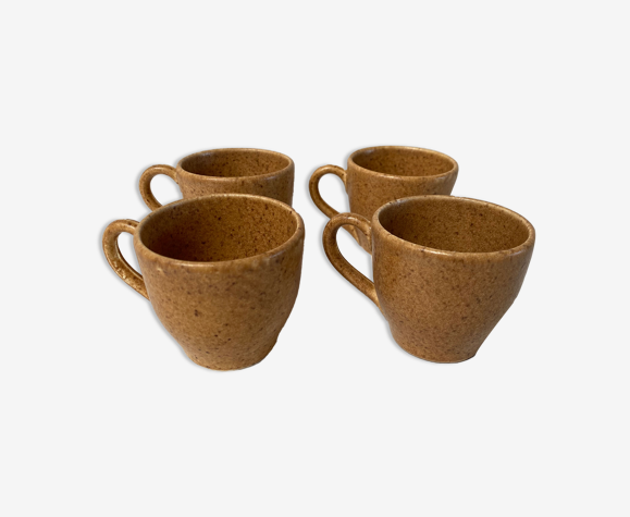 Ensemble de 4 tasses en grès