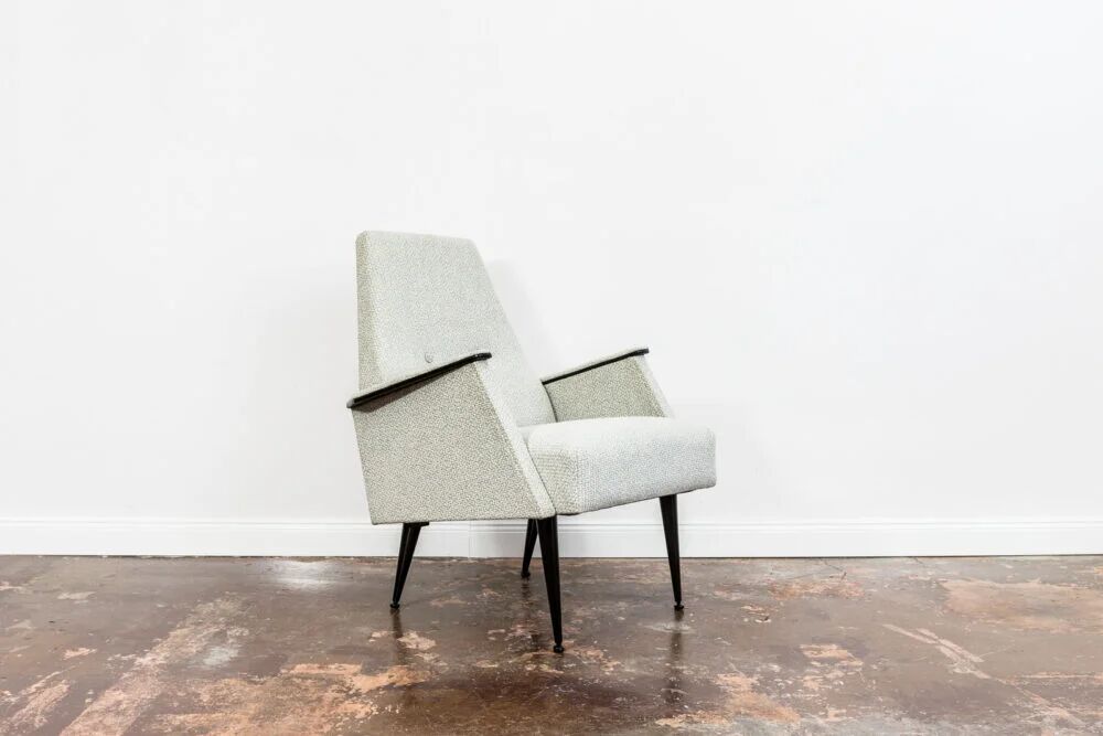 Vintage Geometric Armchair, Hungary, 1960s