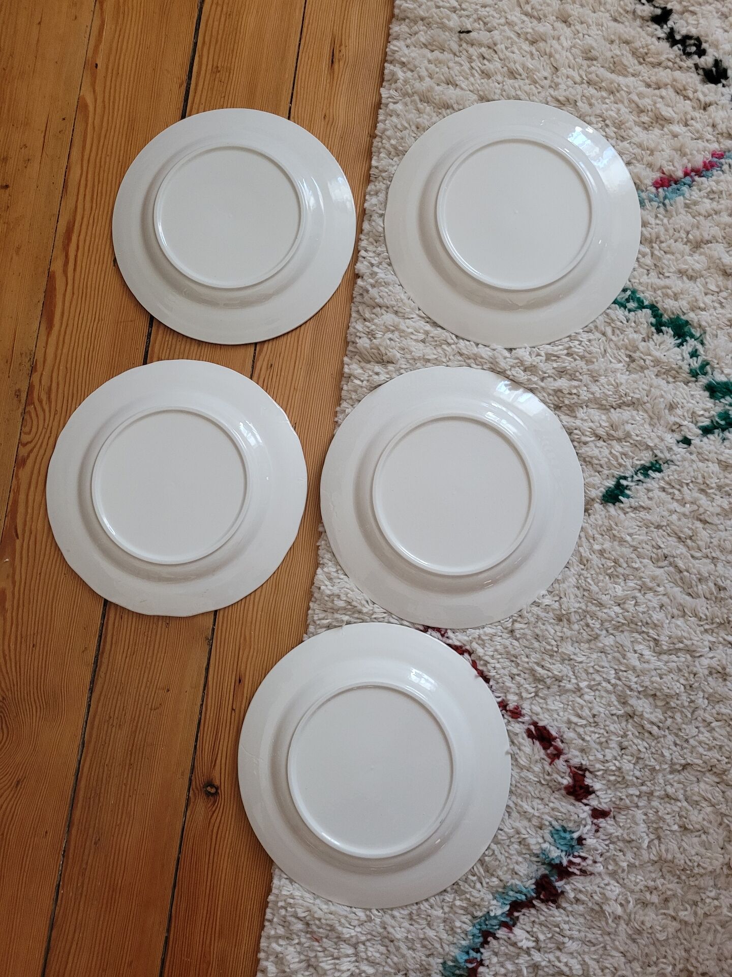 Lot de 5 assiettes à dessert Kesteloot