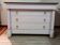 Commode Empire XIXe - Relooking Couture "Guimauve" & Feuille d'Or