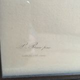 Lithography framed by Pancrace Bessa
