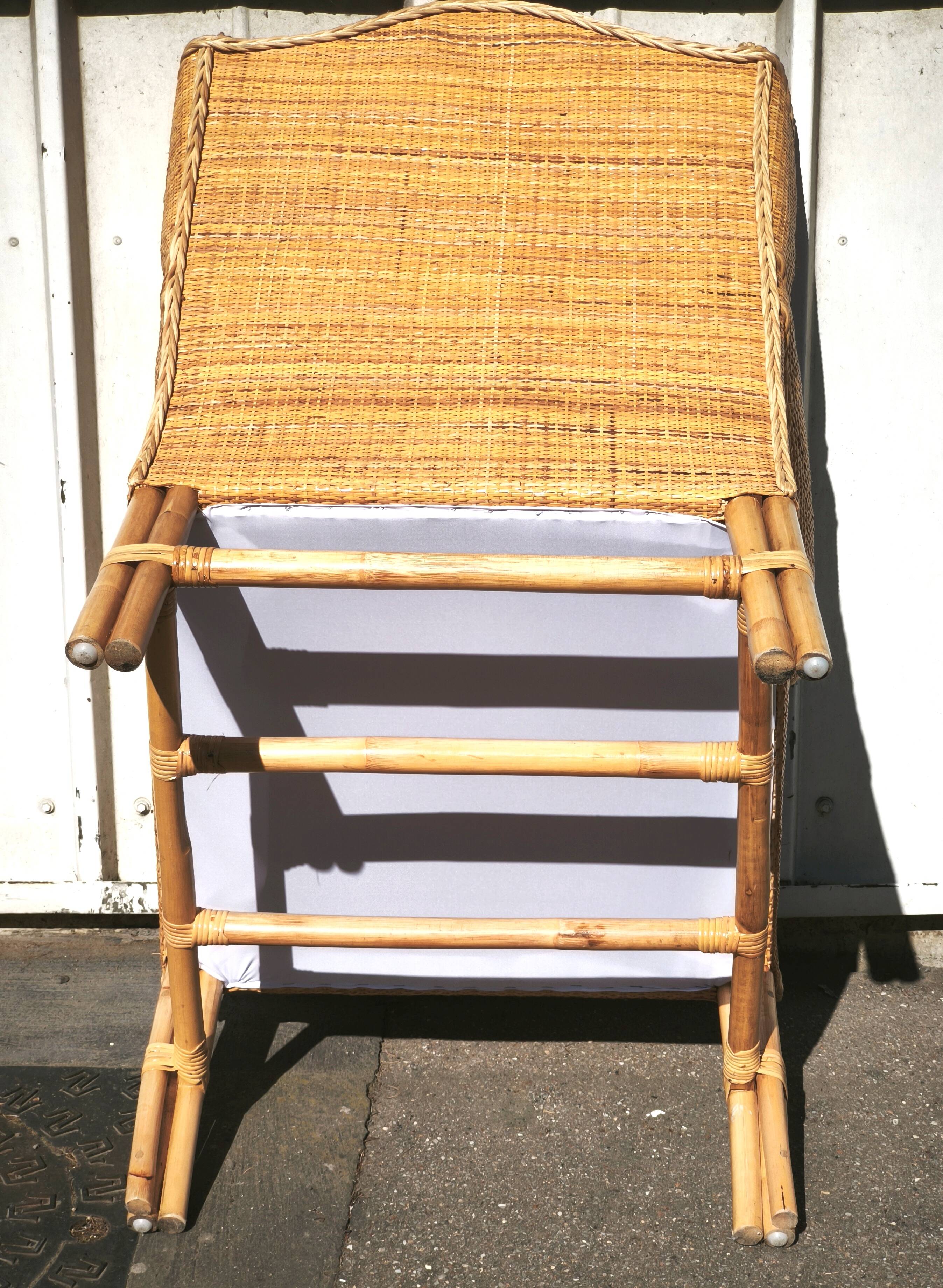Rattan armchair