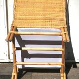 Rattan armchair