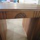 Vintage Art Deco schoolmaster's desk - double-sided - solid wood - 1940s/50s