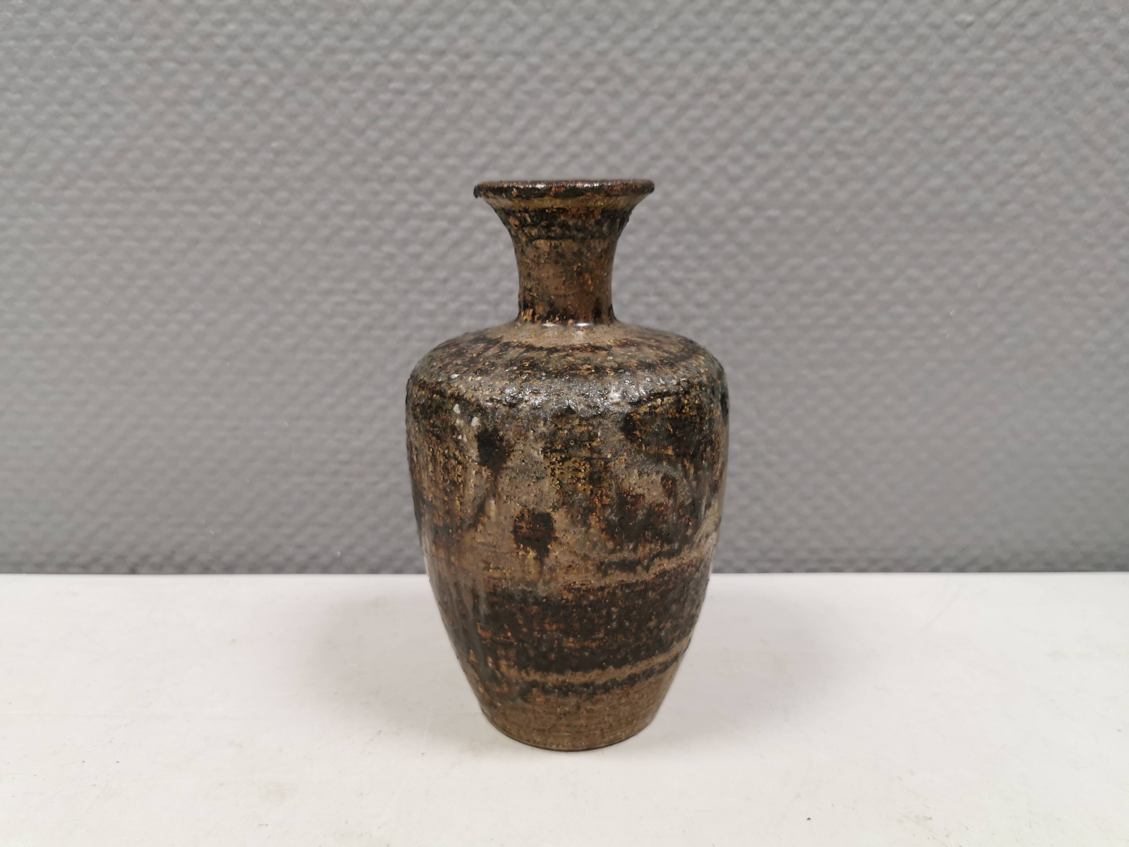 Unique vase from Søholm Denmark 1970s.