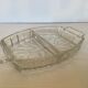 Thick moulded glass ramekin server