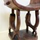 Trône royal "Fon" en bois sculpté – Bénin, XXᵉ siècle