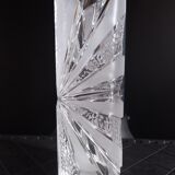 Vase cristal op art