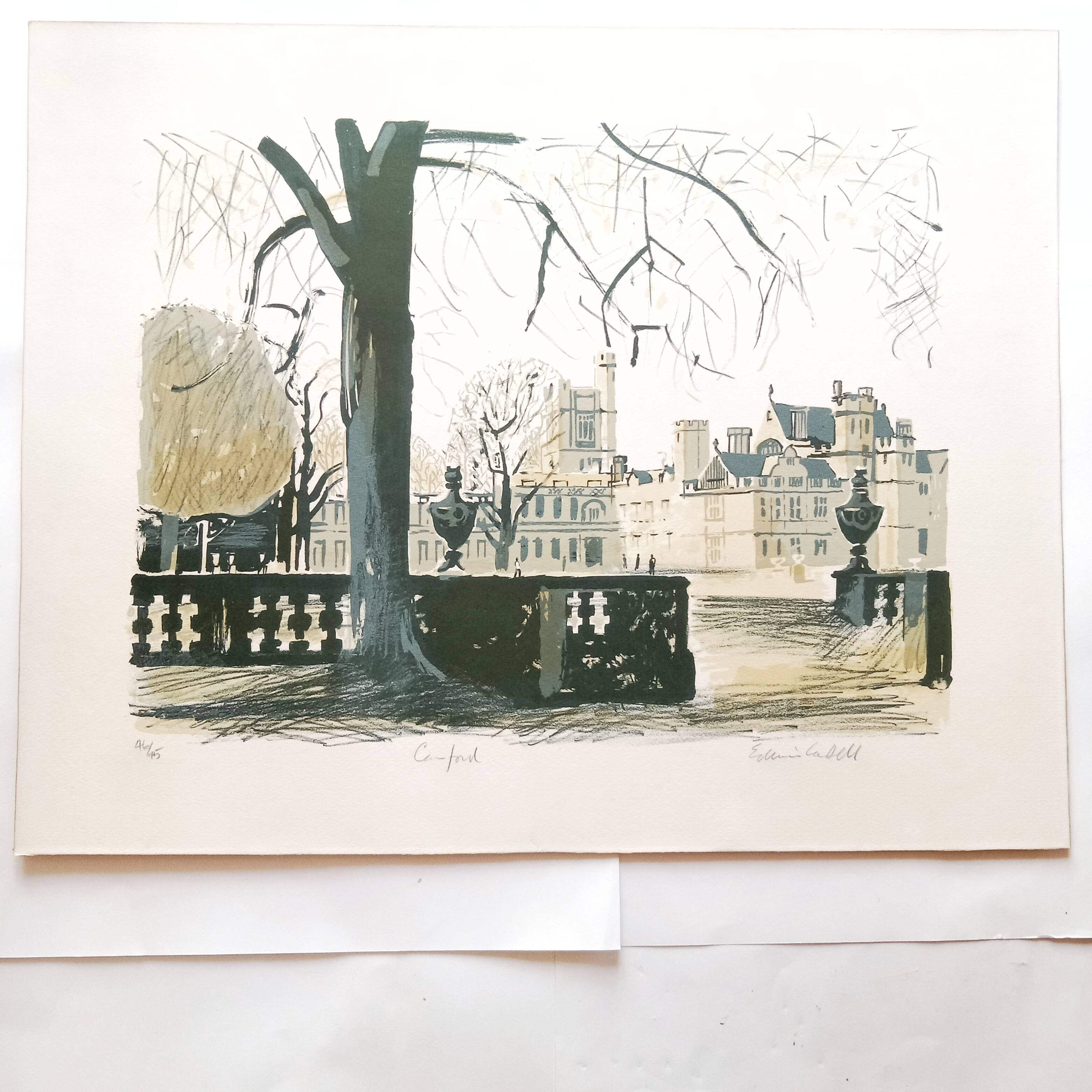 Edwin La Dell 1914-1970: Lithograph Canford England 46/75, 1959
