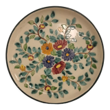 Round dish Cérard Monaco floral decoration