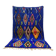 Handmade blue Moroccan rug, decorated, 250cm x 150cm