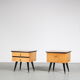 Paire de tables de nuit italiennes des années 1950