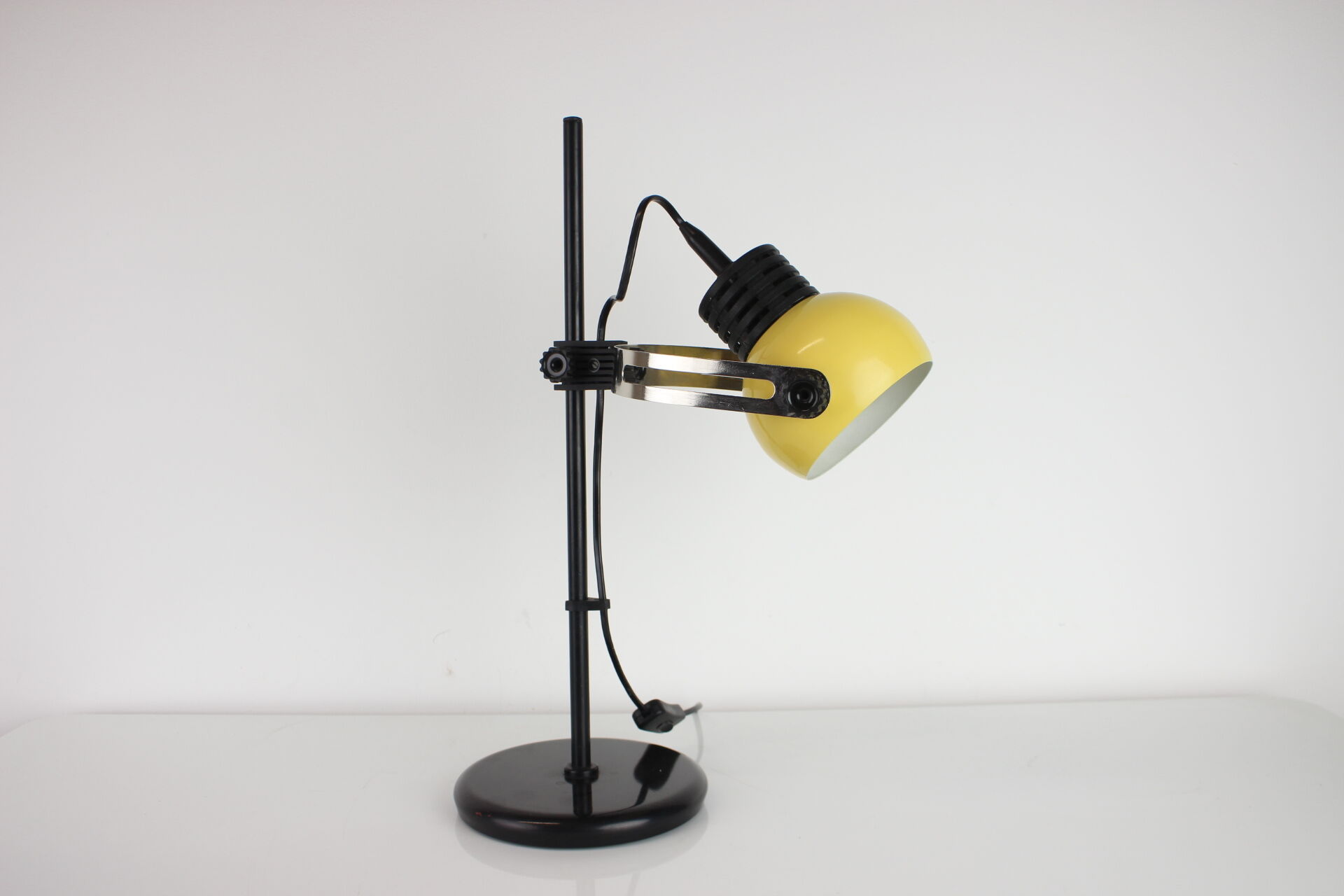 Adjustable mid-century table lamp, Czechoslovakia