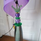 Lampe résine et plexi edition formes et volumes design hauteur: 110 cm