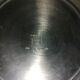 Silver tin teapot signed "from the manor"