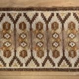 Flatweave Rug Ingegerd Silow, Swedish, Rollakan, Small, Original, Vintage
