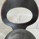 4 chairs model Seagull design black Baumann vintage