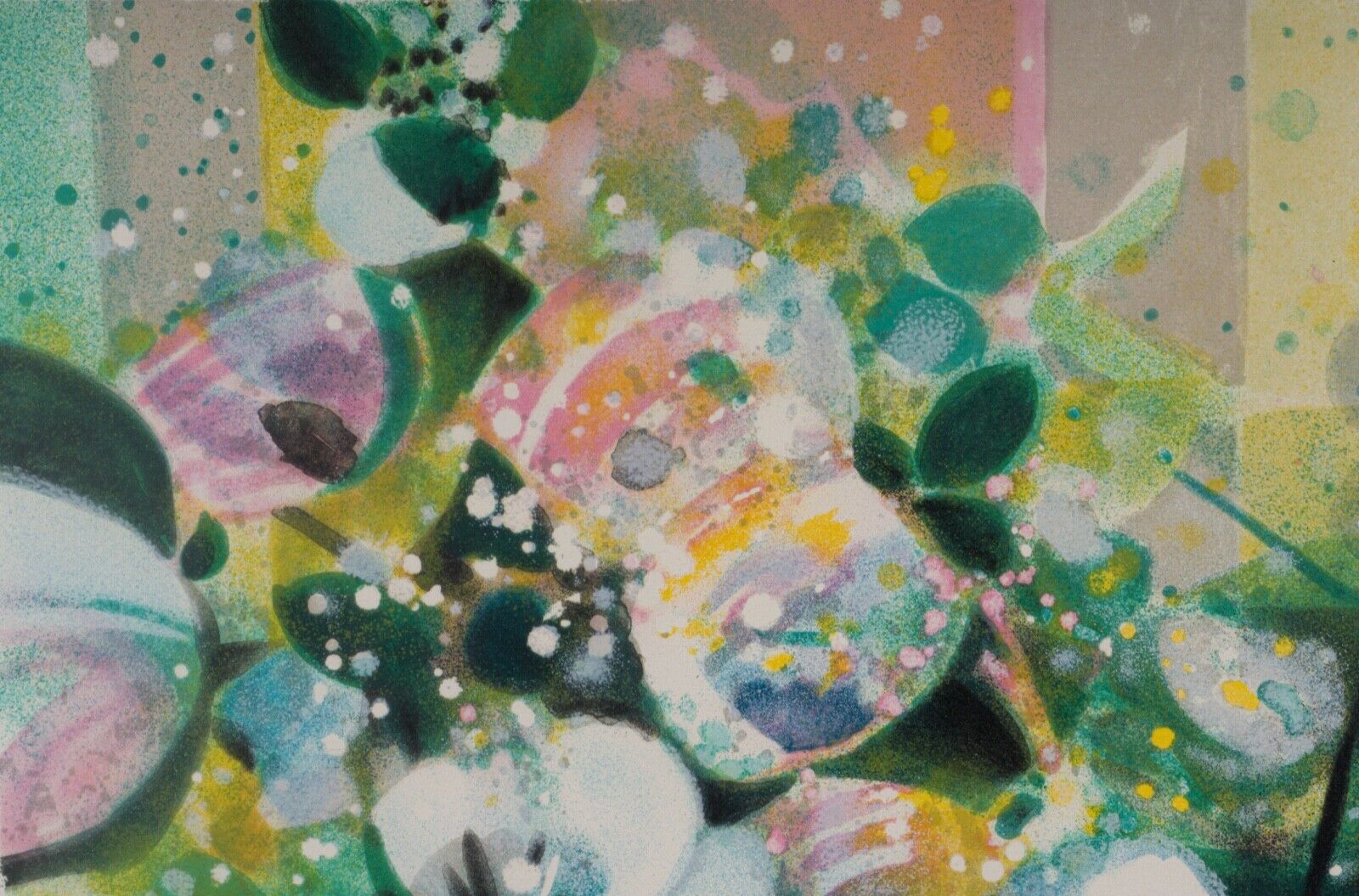 Lithograph camille hilaire bouquet of flowers 121 of 175 certificate