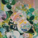 Lithograph camille hilaire bouquet of flowers 121 of 175 certificate