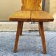 1960s solid wood folk chair