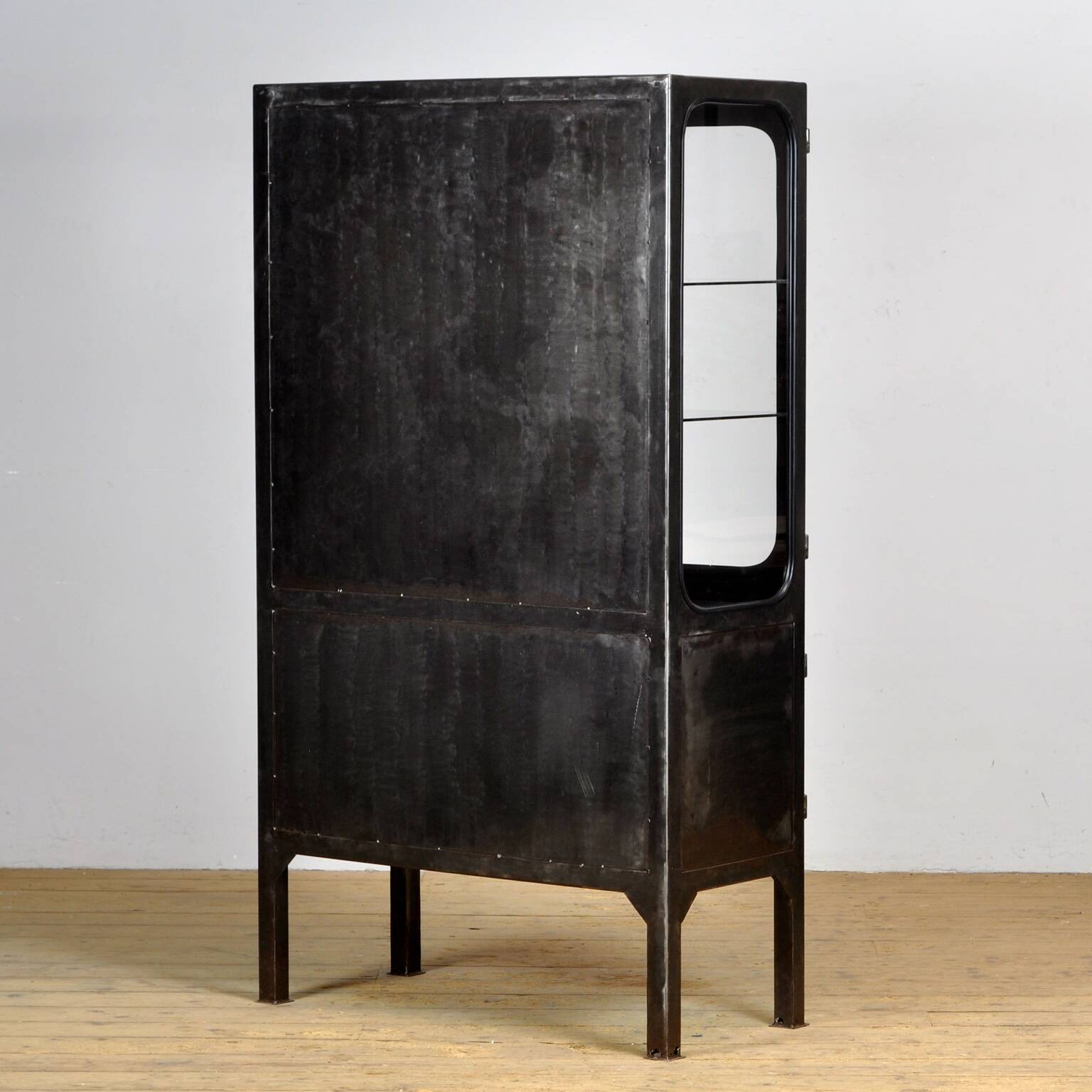 Polished Medical Cabinet, 1970's