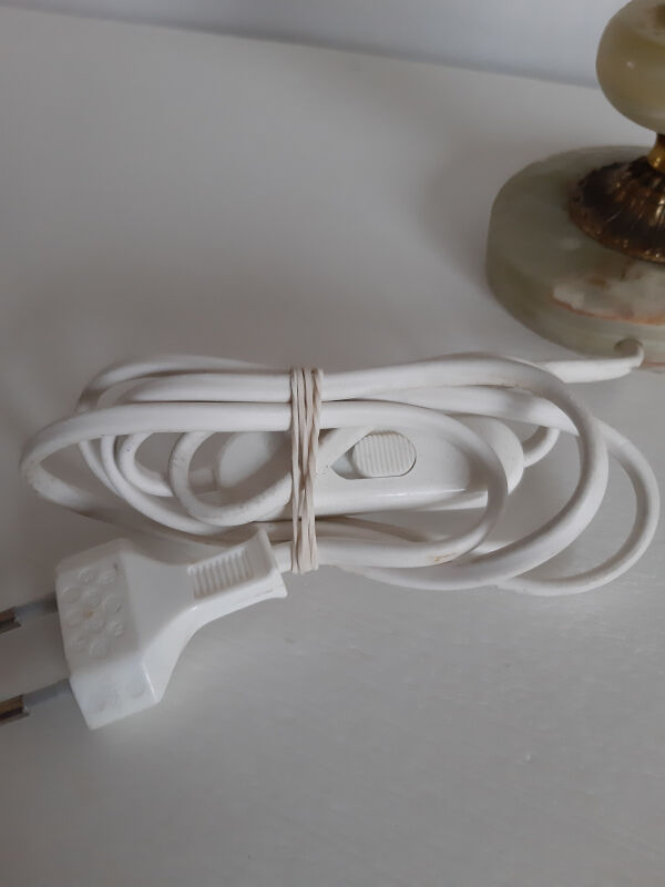 Onyx marble lamp foot 1960