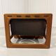 Salin Møbler teak & leather magazine holder Denmark 1960’s