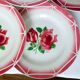 6 assiettes plates vintage de Digoin Sarreguemines modèle Cibon 210365