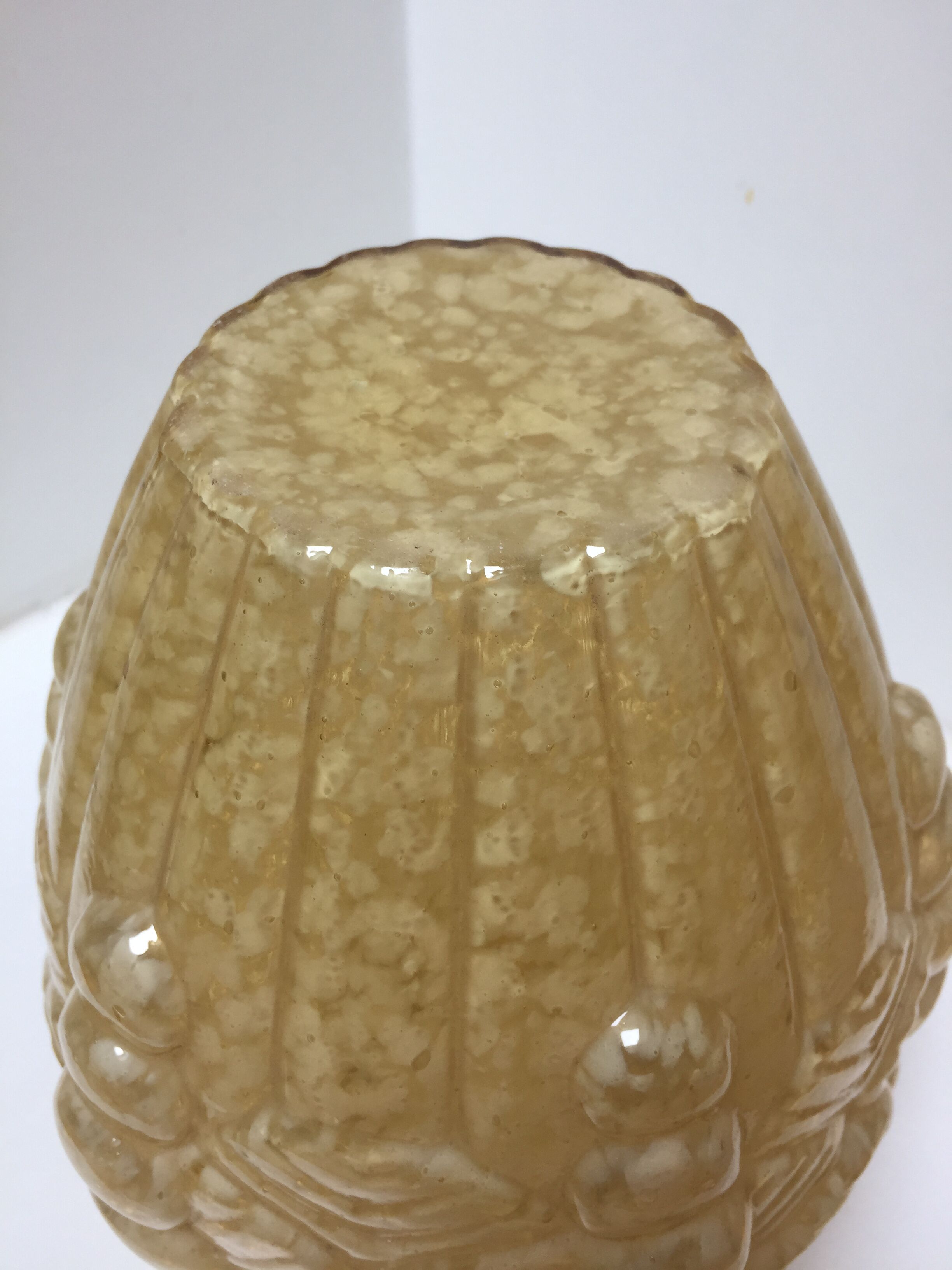 Clichy art deco glass vase