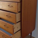 Teak Dresser with 5 drawers Norway, 1960s.