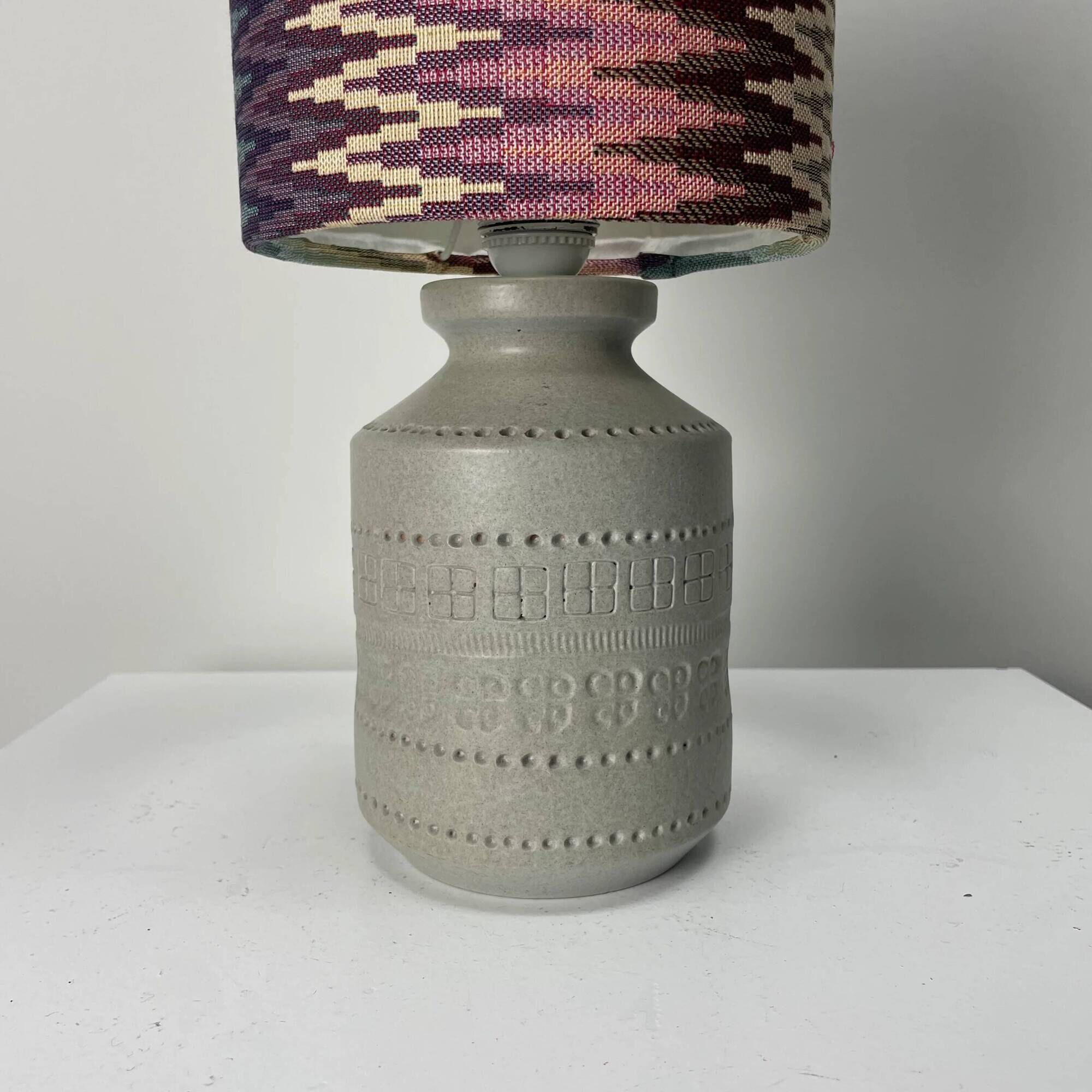 1960s Italian Bitossi style ceramic table lamp