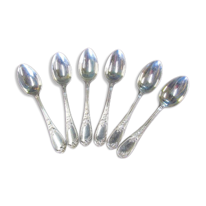 Ensemble de 6 cuillères - style art nouveau
