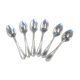Ensemble de 6 cuillères à soupe plaquées argent Ercuis 84, France, style Art Nouveau| Louis XV