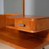 Functionalist hall stand with mirror, Czechoslovakia, 1930s