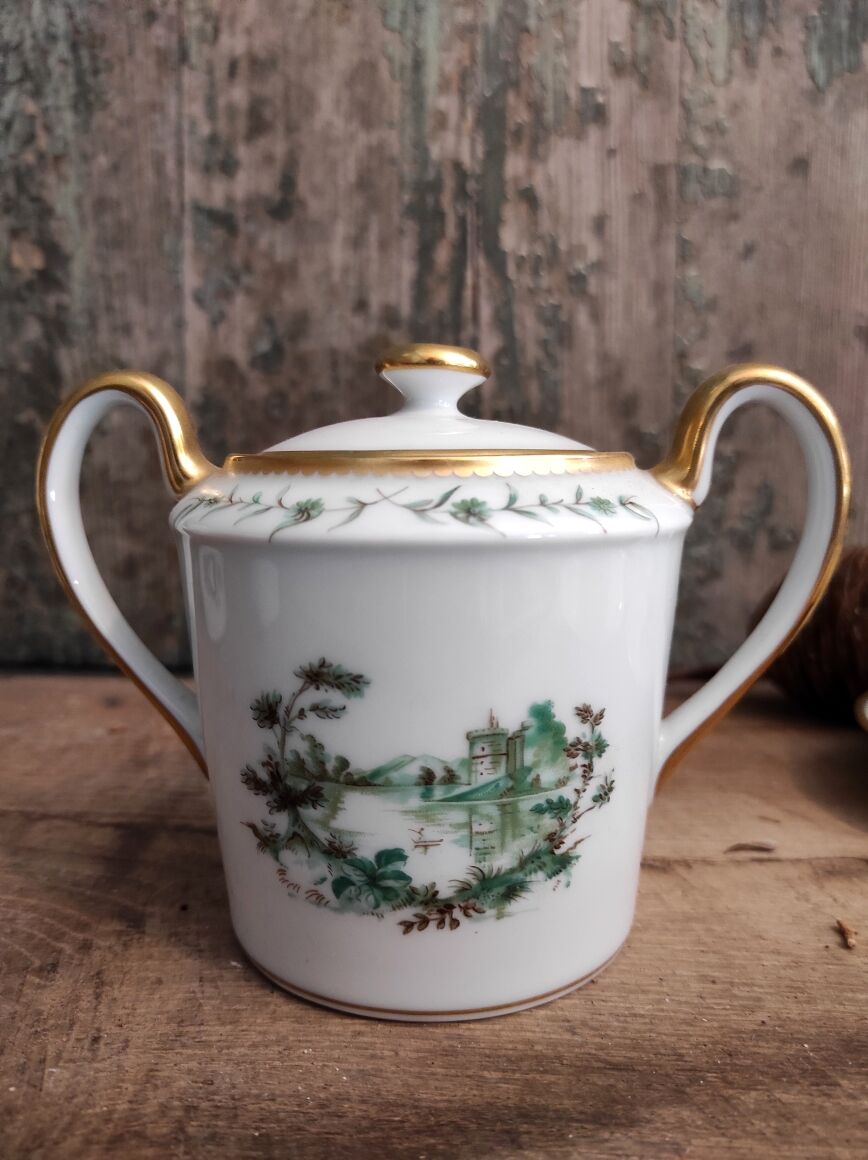 Vintage French coffee set, Limoges, Georges Boyer