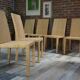 Set of 6 chairs model 1935 by Jean Michel Frank and Adolphe Chanaux for Ecart