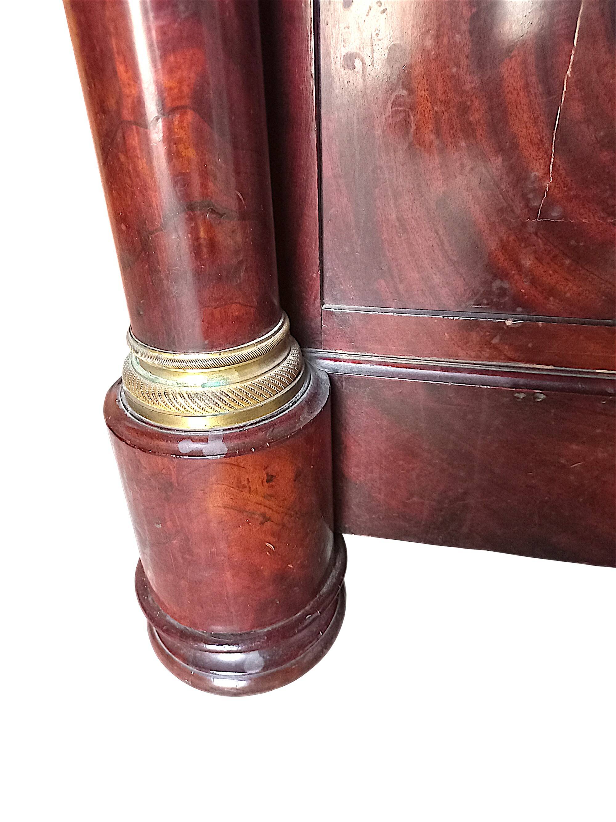 Empire Period Corinthian Bronze Secretary